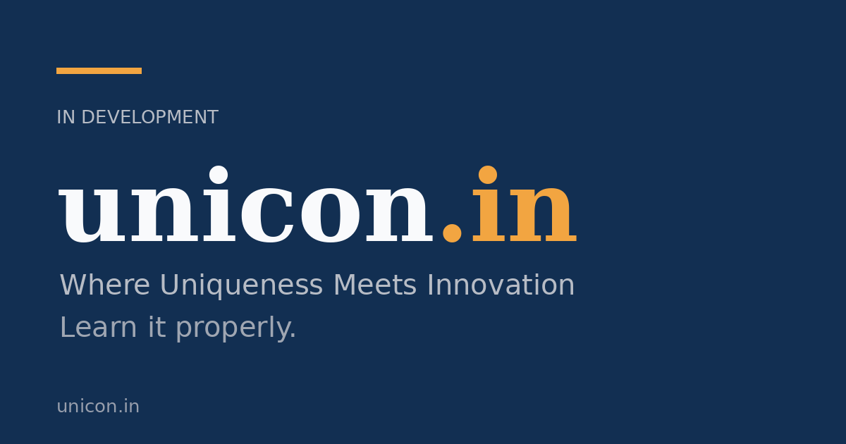Link preview image for unicon.in